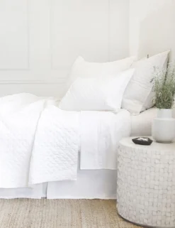 Hampton Quilted Coverlet By Pom Pom At Home -KOKOLA Furniture Shop hampton white side 1 scaled