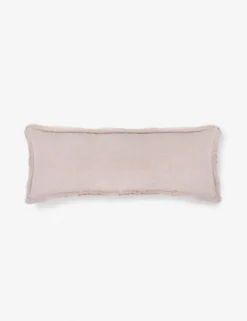 Laurel Stonewashed Linen Lumbar Pillow By Pom Pom At Home