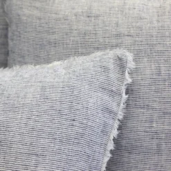 Logan Linen Pillow By Pom Pom At Home -KOKOLA Furniture Shop logan blue detail 4 292ecb66 992b 4f8e afb8 d11bb0bf9aa4