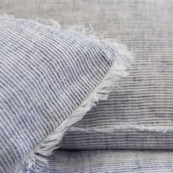 Logan Linen Pillow By Pom Pom At Home -KOKOLA Furniture Shop logan blue detail 8 3e3f30e8 6195 47dc bd03 299c3988ff2e