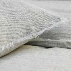 Logan Linen Pillow By Pom Pom At Home -KOKOLA Furniture Shop logan olive close up 1 c50f2577 c301 4740 8041 85bf3a8fd39e