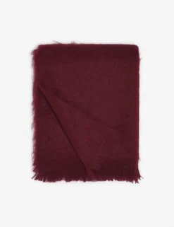 Aimee Mohair Throw -KOKOLA Furniture Shop mohair throw merlot a06517016 2 scaled