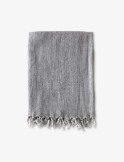 Montauk Linen Blanket By Pom Pom At Home -KOKOLA Furniture Shop pom pom at home montauk blanket ocean 1 1 1564991625 9b6f2a87 7fe1 4ca2 bd3e 54286895661c