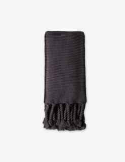 Trestles Chunky Knit Throw By Pom Pom At Home -KOKOLA Furniture Shop pom pom at home trestles throw midnight 3 scaled