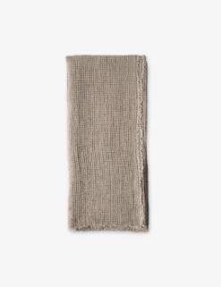 Venice Waffle Weave Throw By Pom Pom At Home -KOKOLA Furniture Shop pom pom at home venice throw taupe 1 scaled