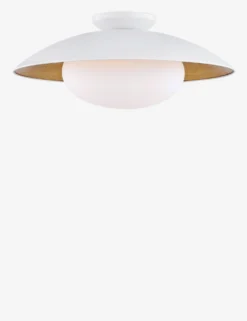 Quinn Semi-Flush Light 14 Quinn Semi-Flush Light -KOKOLA Furniture Shop quinn semi flush light opal and white lustro gold leaf scaled