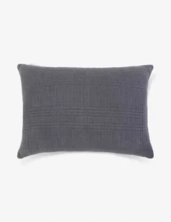 Arrowhead Textured Cotton Sham By Pom Pom At Home -KOKOLA Furniture Shop slate a2106882 e55f 48f0 9bce 9f162cc048ab